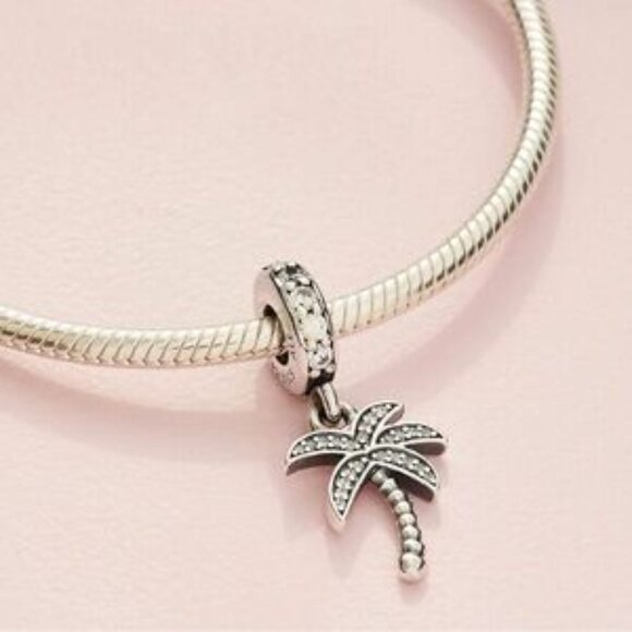 Pandora Silver Palm Tree Charm - Picture 4 of 4